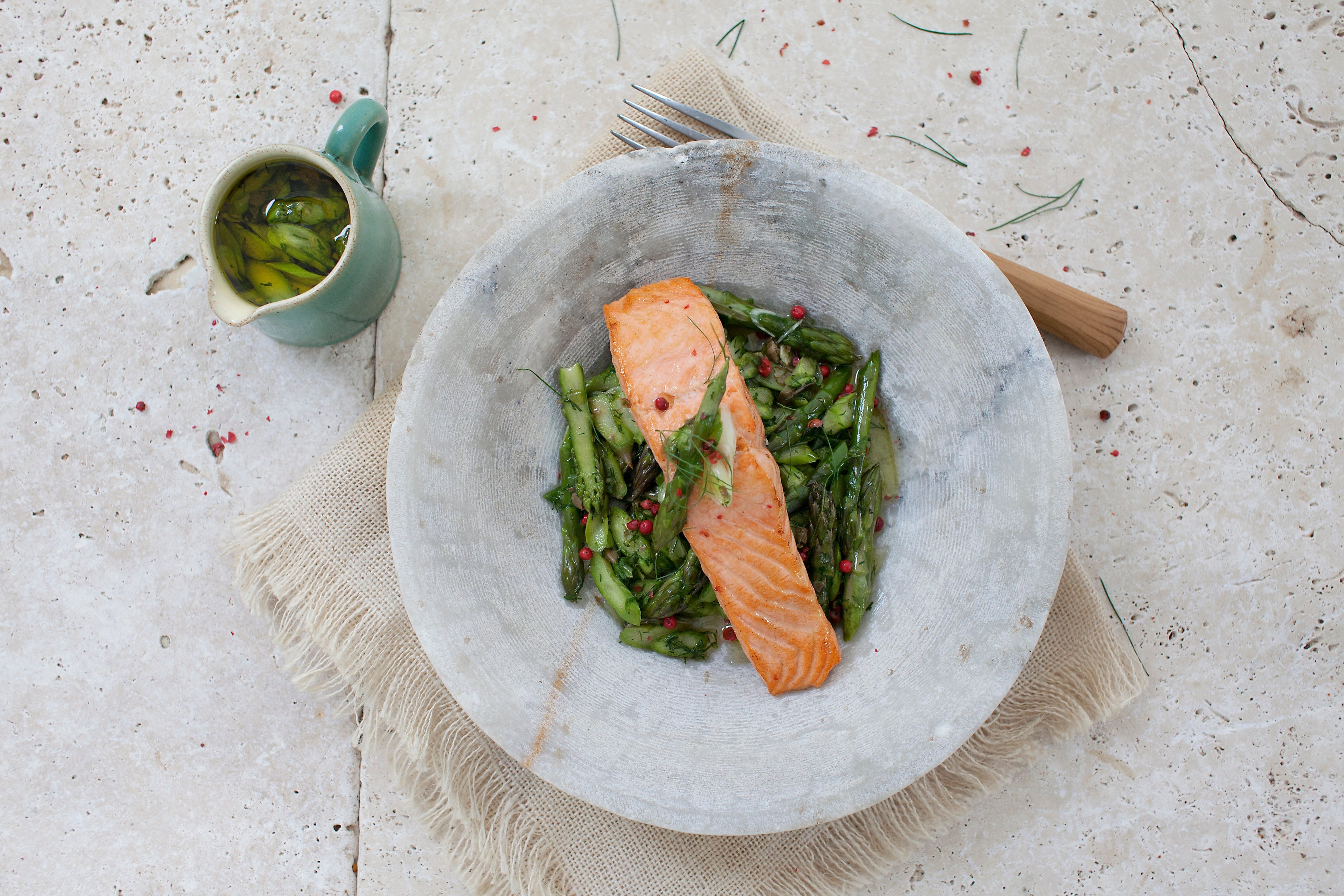 Seared Organic Salmon with Udo's Choice Salsa