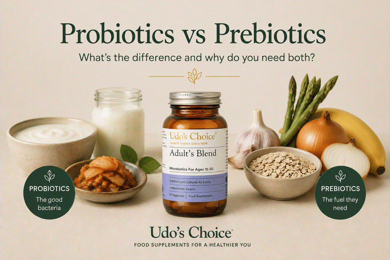 probiotics and prebiotics difference and why do you need both
