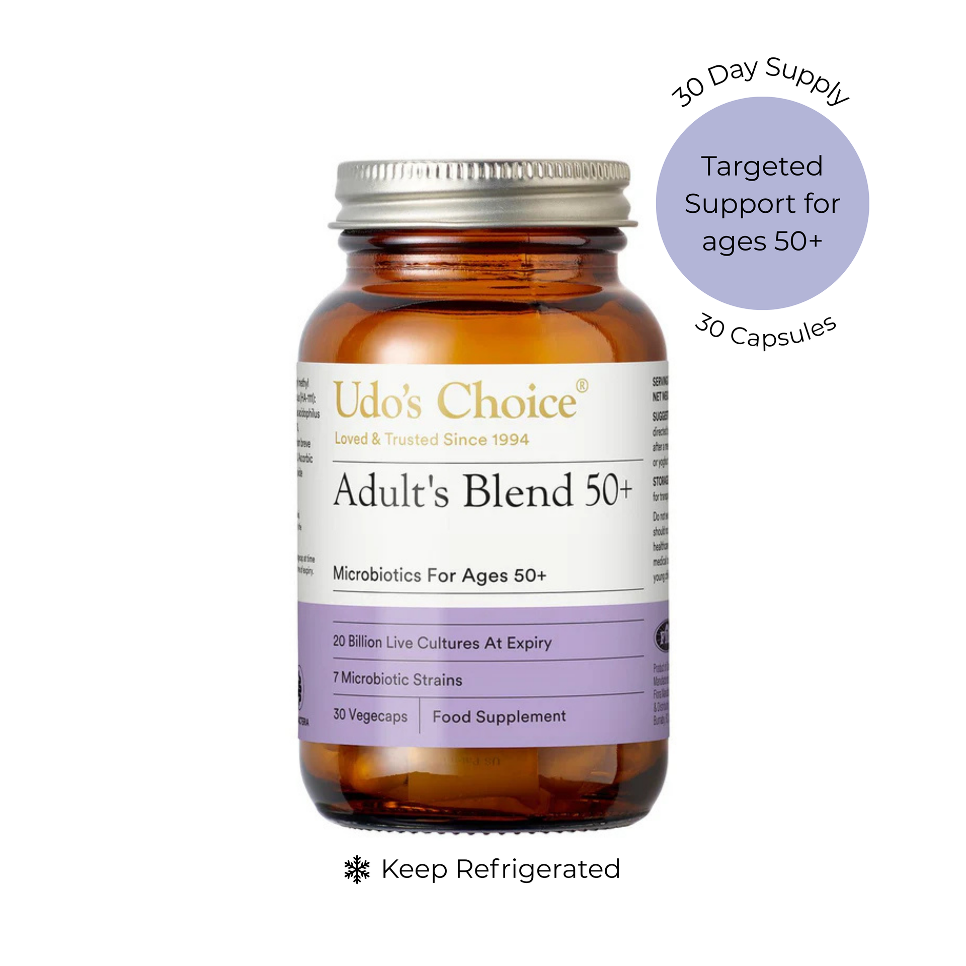 Udo's Choice Adult 50+ Microbiotics