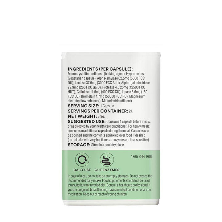 Udo's Choice Super Enzymes travel pack digestive enzyme capsules for healthy digestion and nutrient absorption