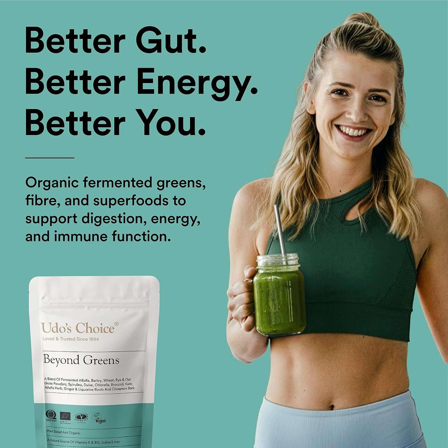 Udo's Choice Beyond Greens | Supergreens Powder